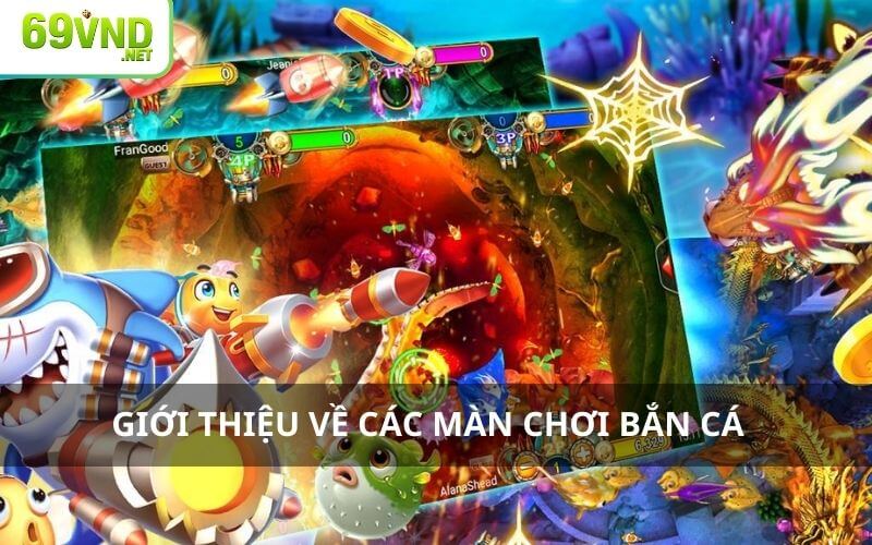 Giới thiệu về các màn chơi bắn cá 